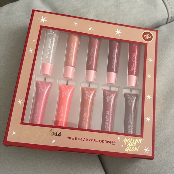 Other - NWT Holler and Glow Juicy Lip Gloss Tube Set